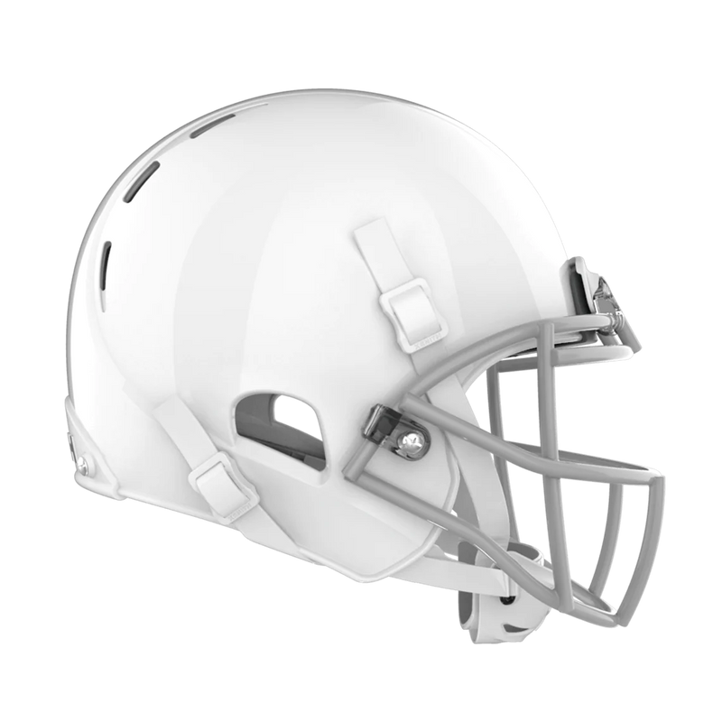 Plain football best sale helmet