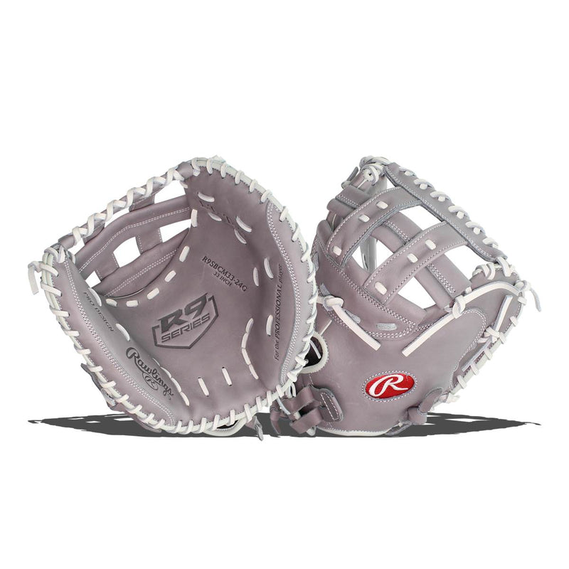 Rawlings R9 Series Fastpitch Catchers Mitt (33 inch Right Hand Throw)