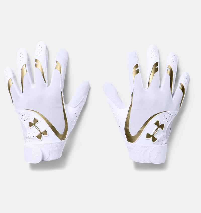 Under armour batting gloves white Clearance