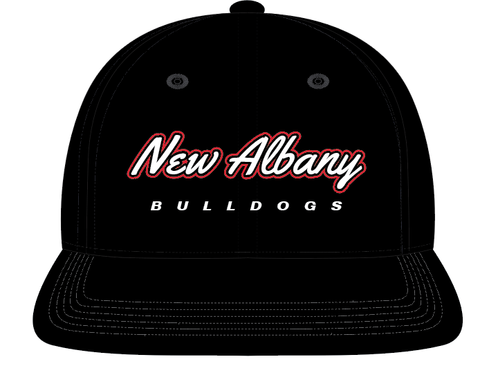 New Albany Bulldogs Snapback Cap (Script Logo)