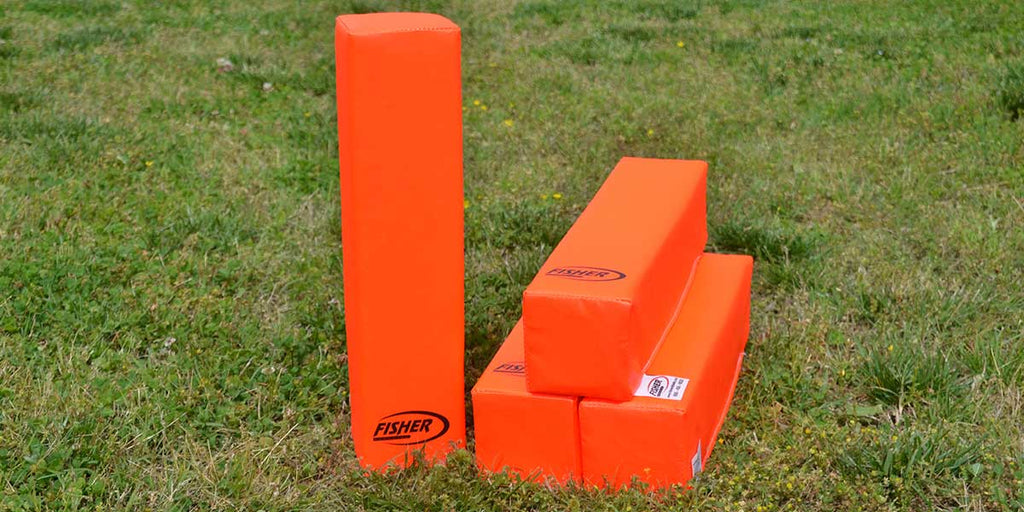 Fisher Stand Up Deluxe Football Pylon Set