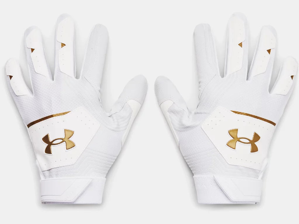 Gold under top armour gloves