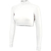 Chasse Long Sleeve Turtleneck Cropped Top